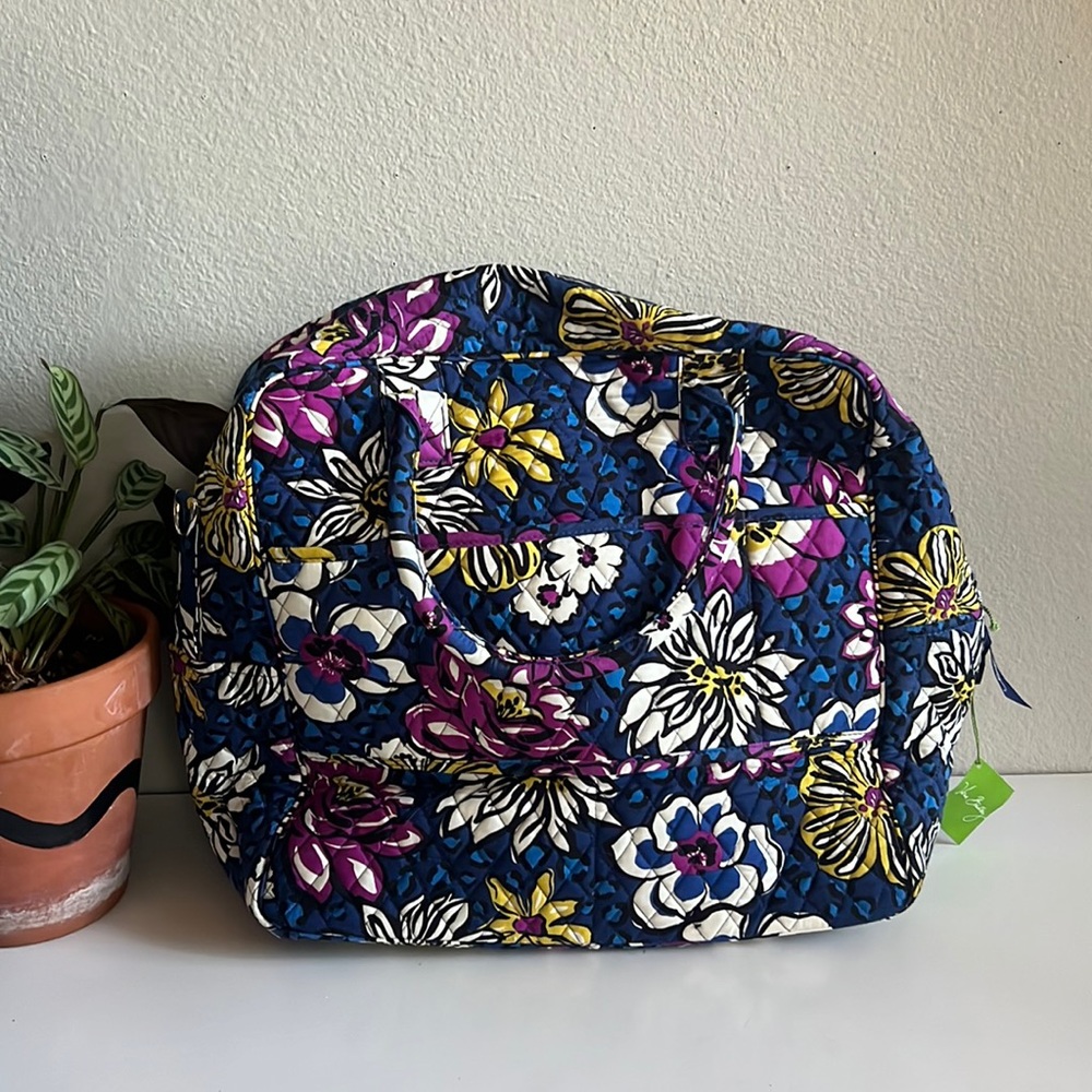 Vera Bradley Grand Cargo Bag in African Violet